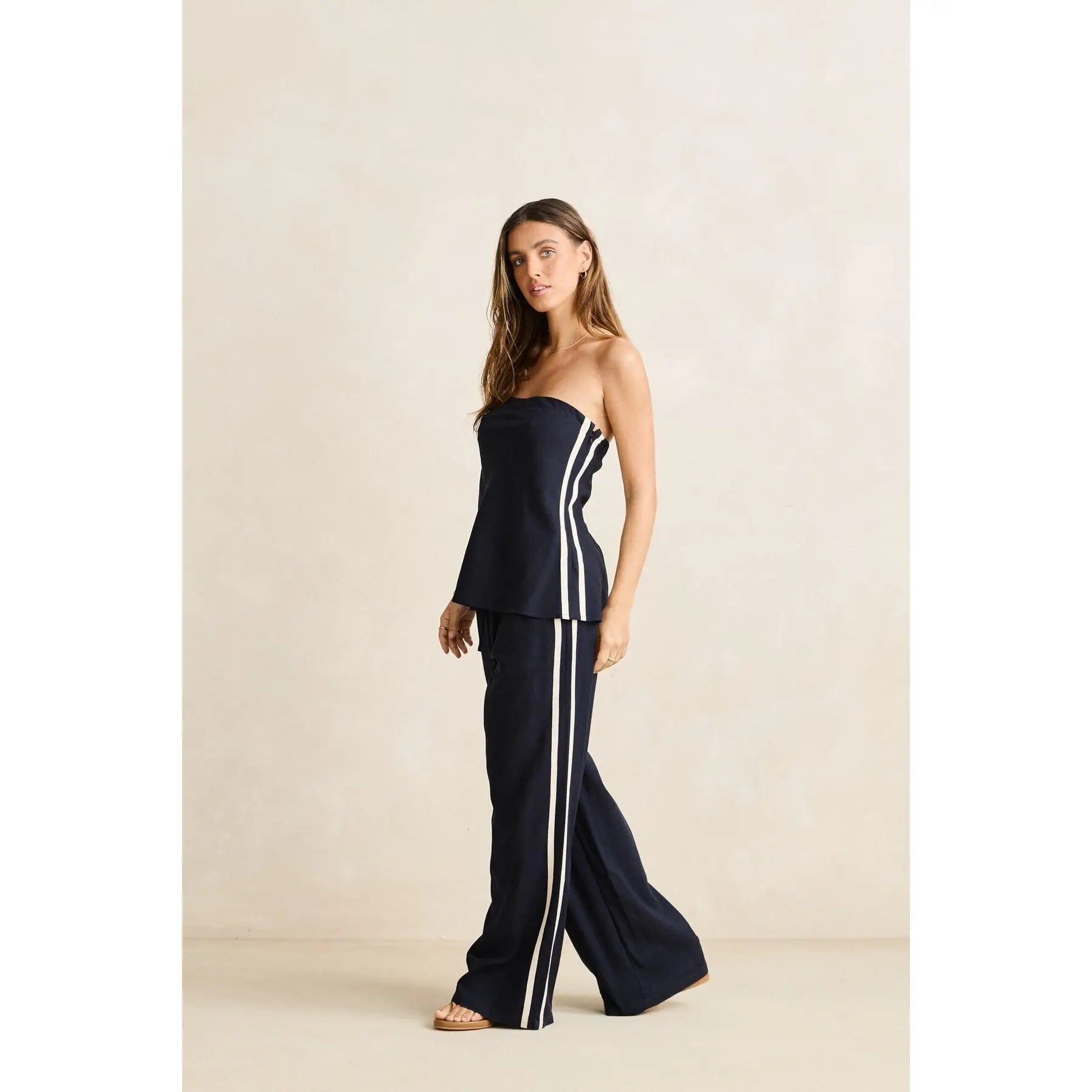 Rhythm Contrast Linen Track Pants