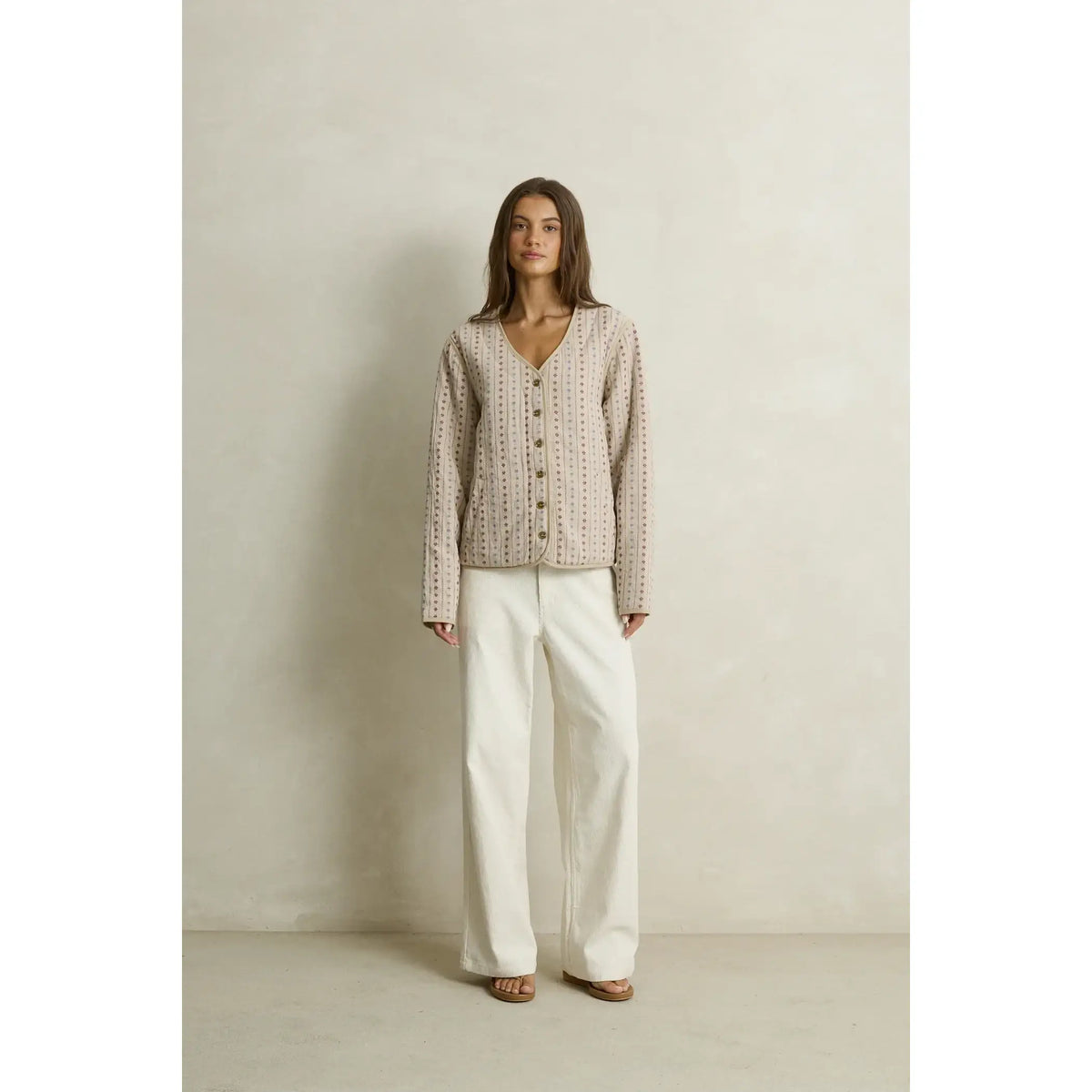 Rhythm Daisy Floral Quilted Jacket