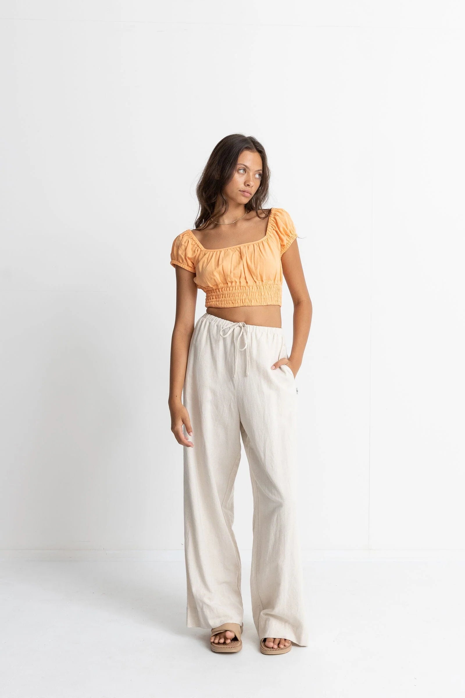 Rhythm Dylan Cap Sleeve Top