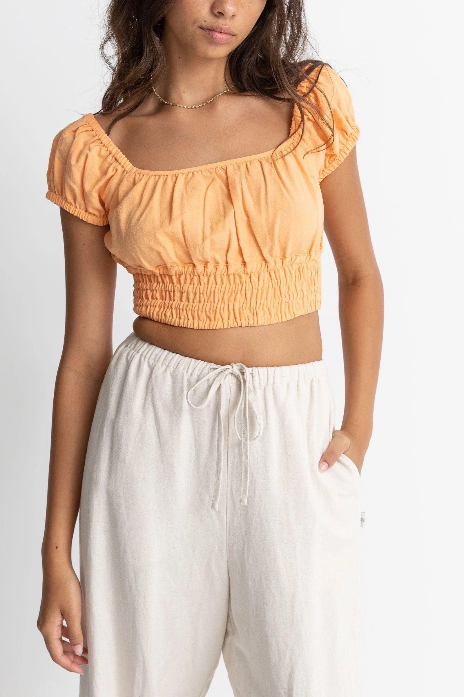 Rhythm Dylan Cap Sleeve Top