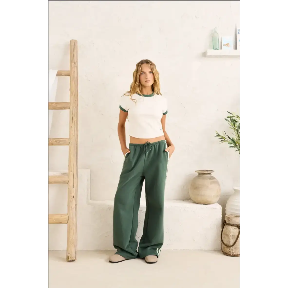 Rhythm Embroidered Floral T-Shirt