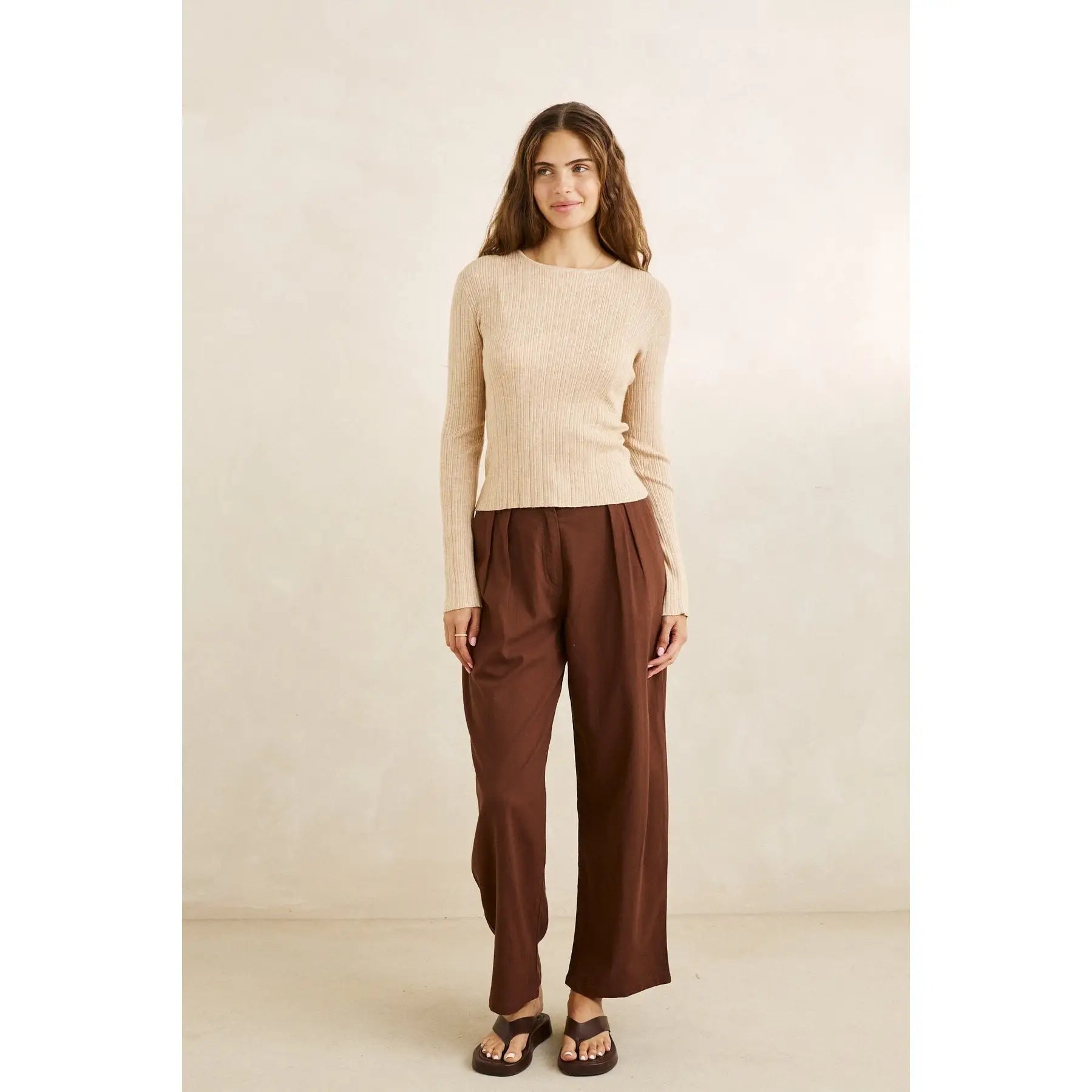 Rhythm Essential Long Sleeve Knit Top