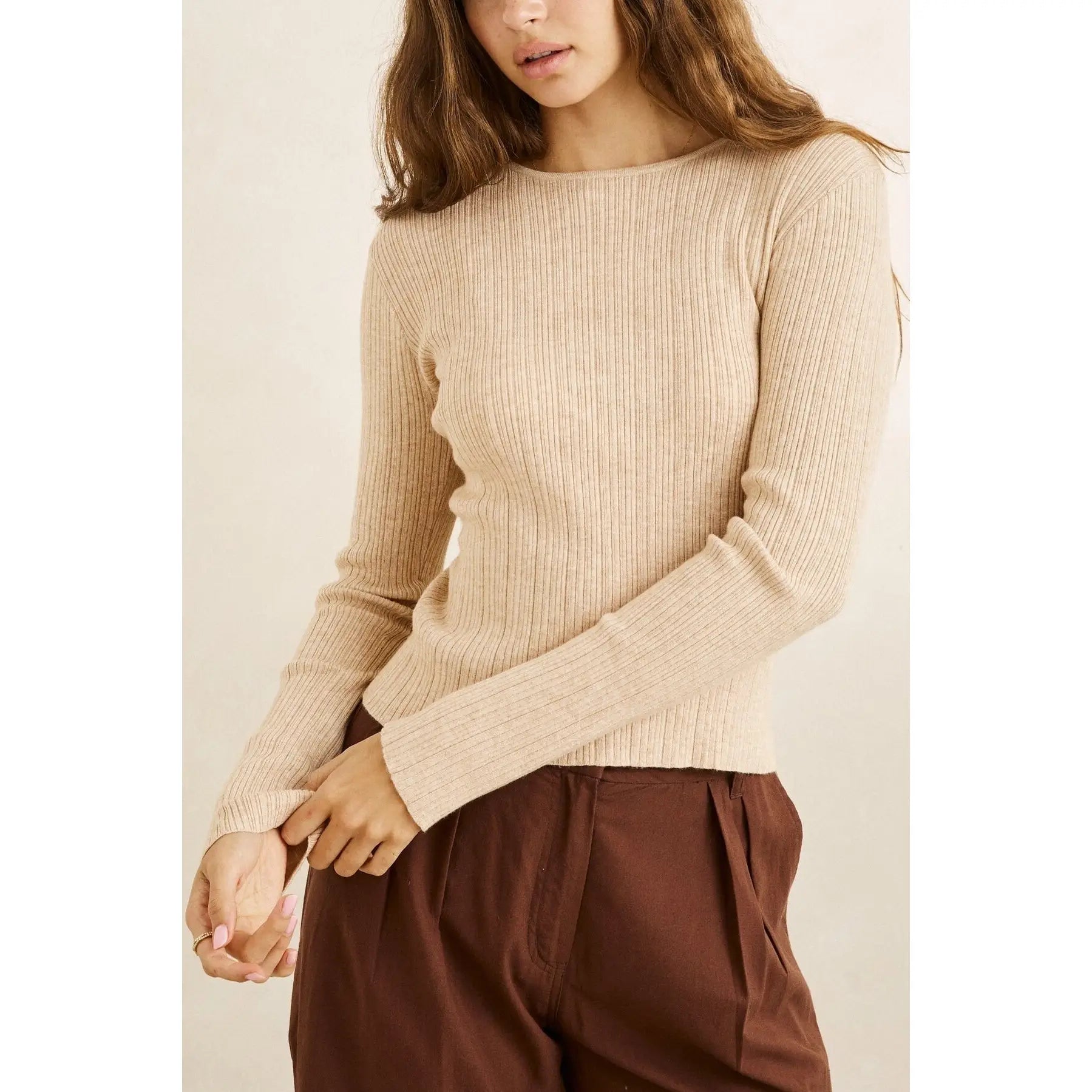 Rhythm Essential Long Sleeve Knit Top