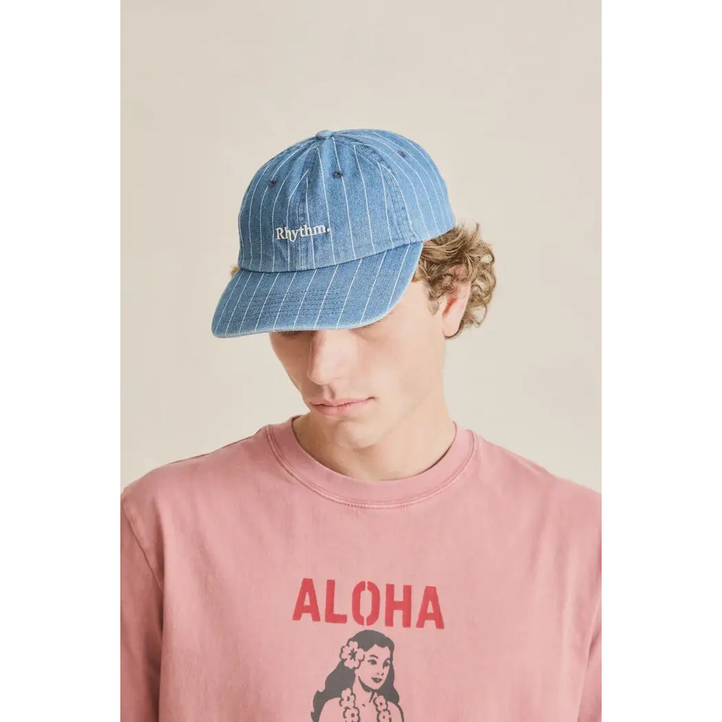 Rhythm Essential Pin Stripe Denim Cap