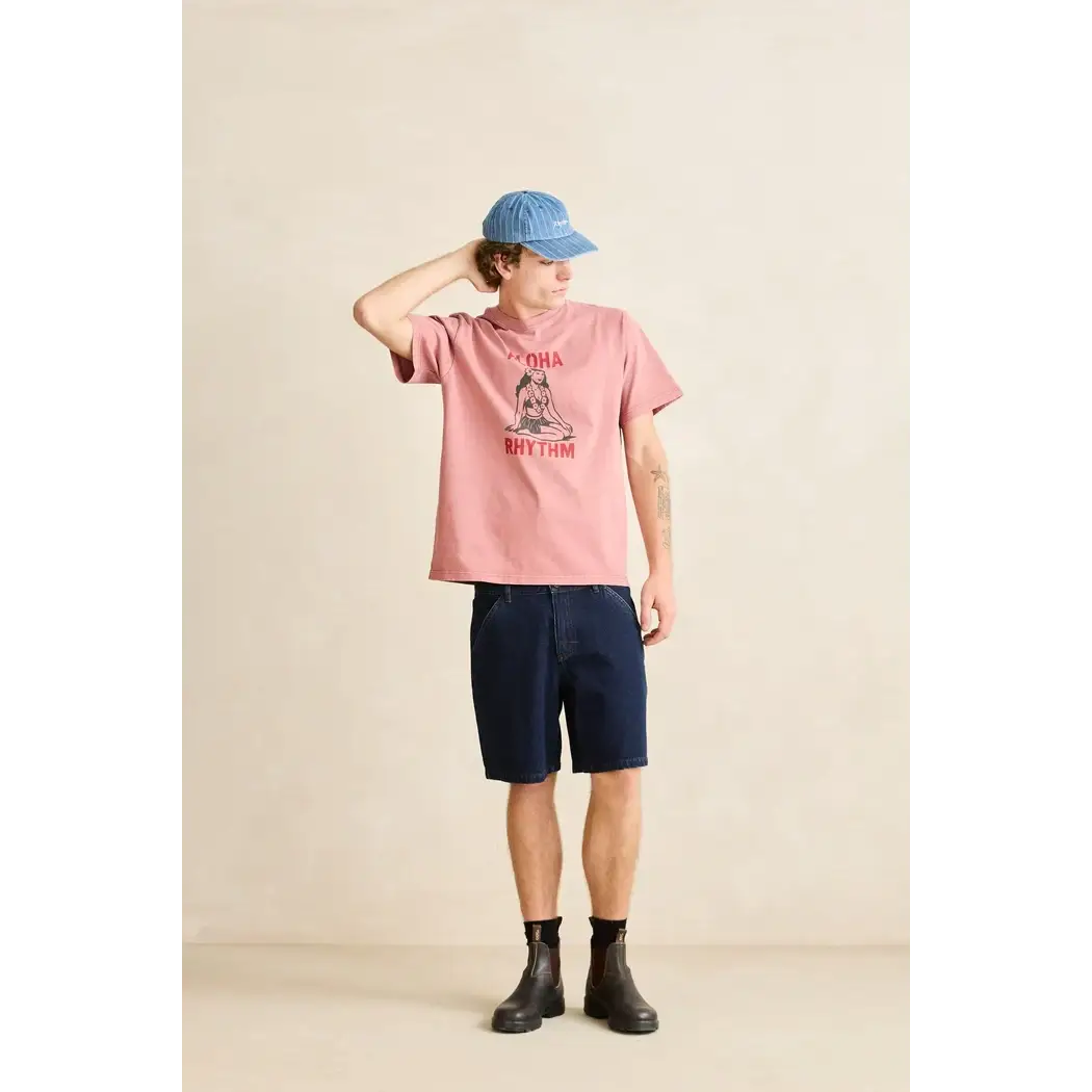 Rhythm Essential Pin Stripe Denim Cap