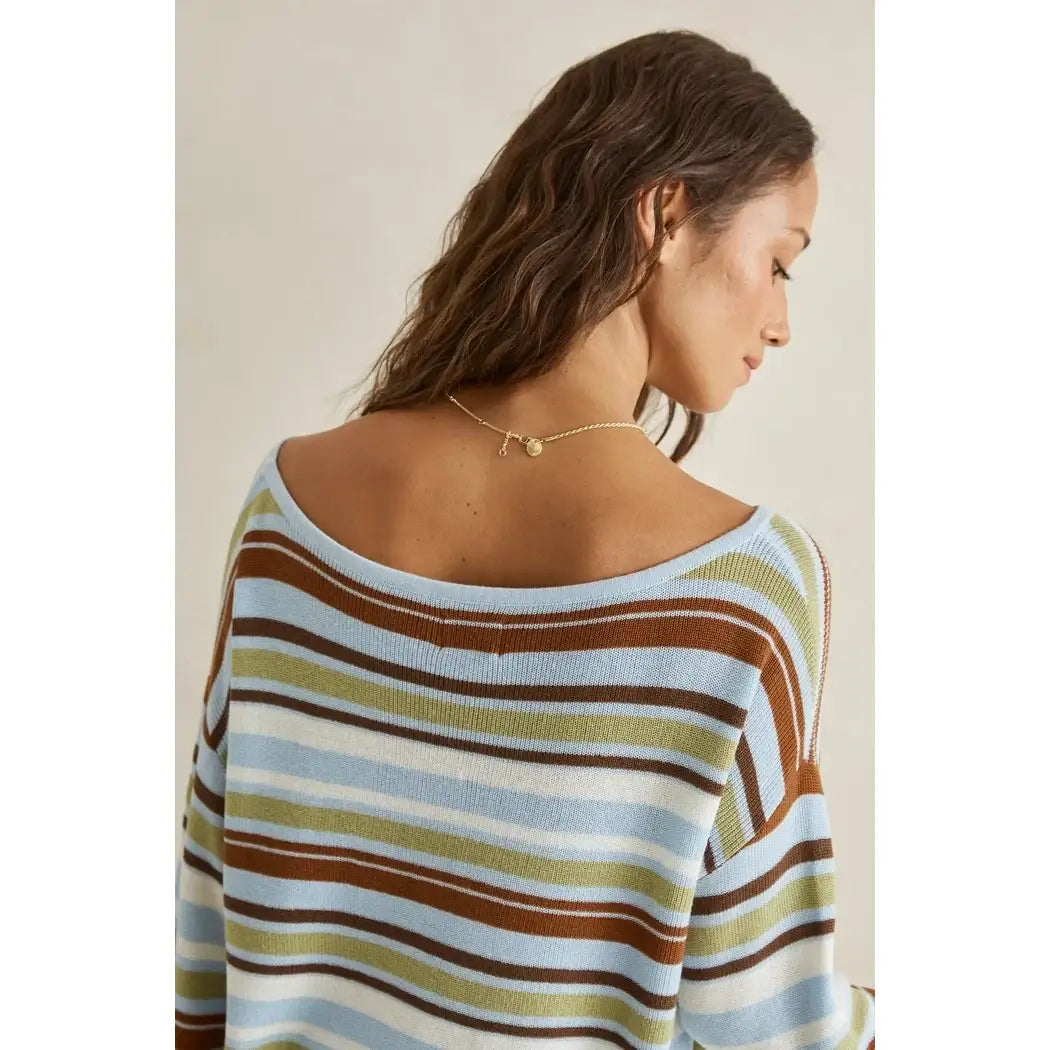 Rhythm Frankie Stripe Knit Top