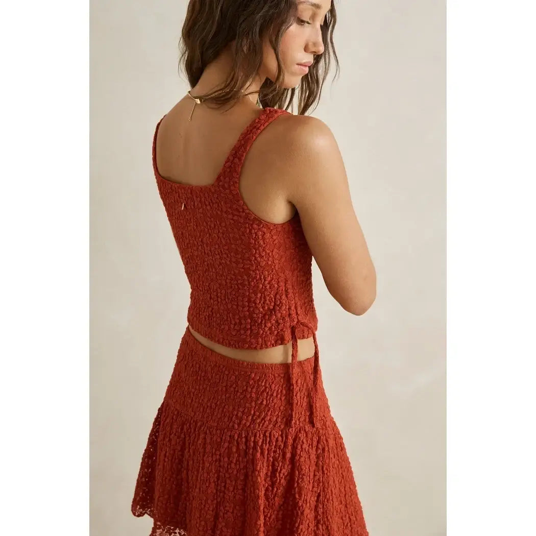Rhythm Gigi Lace Tie Side Top