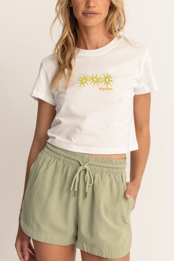 Rhythm Horizon Vintage Crop Crew T-Shirt