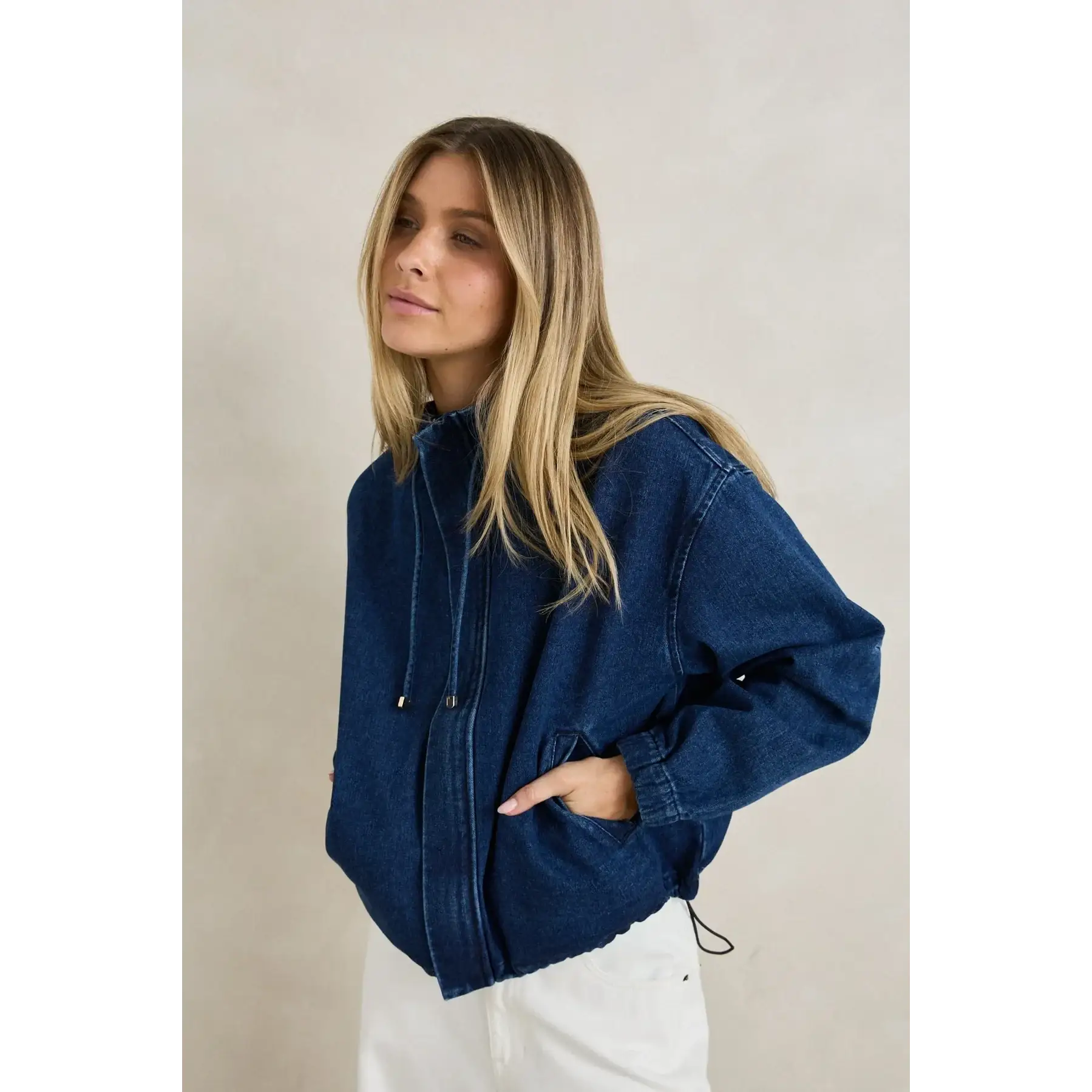 Rhythm Juna Denim Funnel Jacket