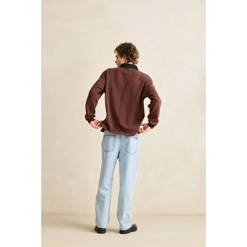 Rhythm Koa Long Sleeve Rugby Polo