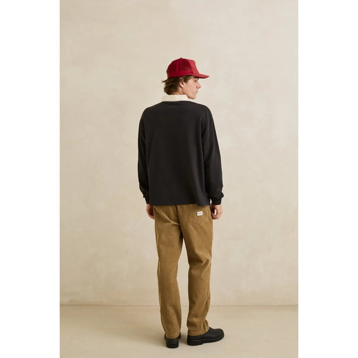 Rhythm Koa Vintage Rugby Long Sleeve Polo
