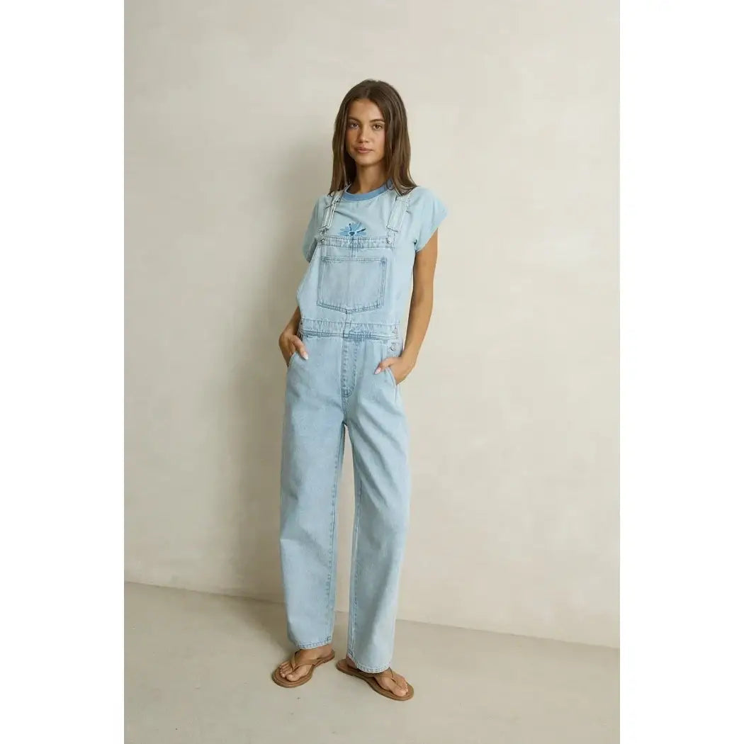 Rhythm Lani Denim Overalls