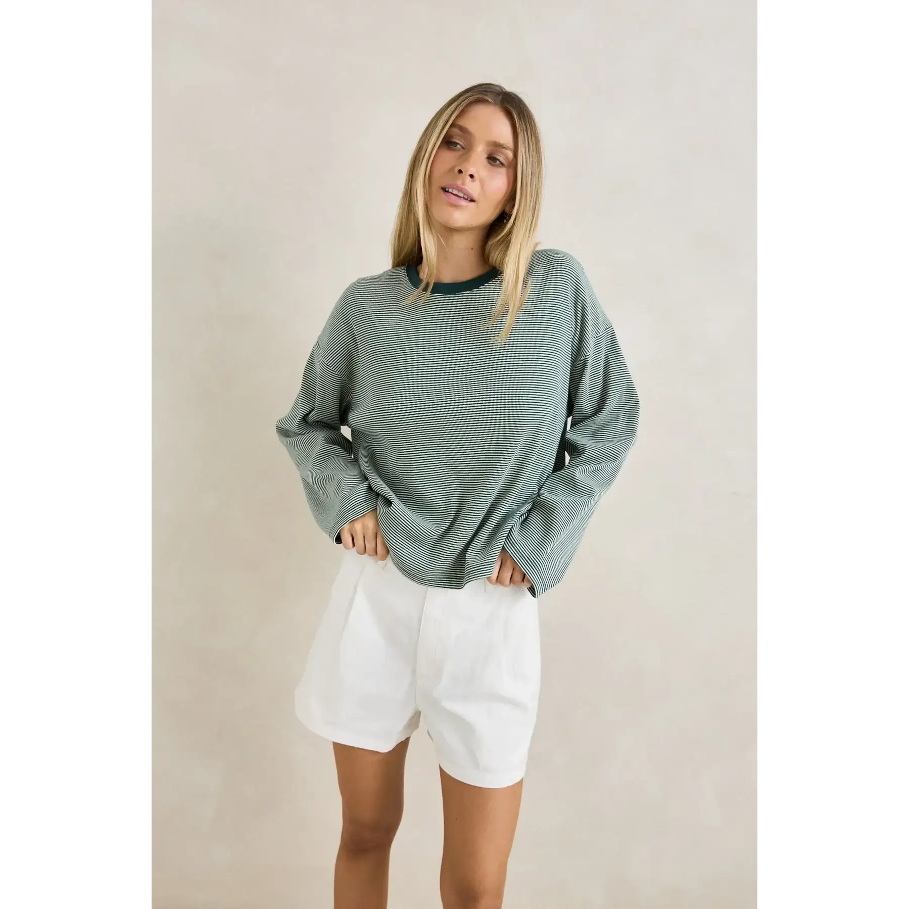 Rhythm Lexi Stripe Long Sleeve Top