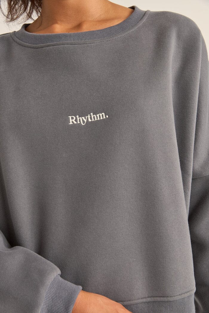 Rhythm Logo Crew Neck Fleece