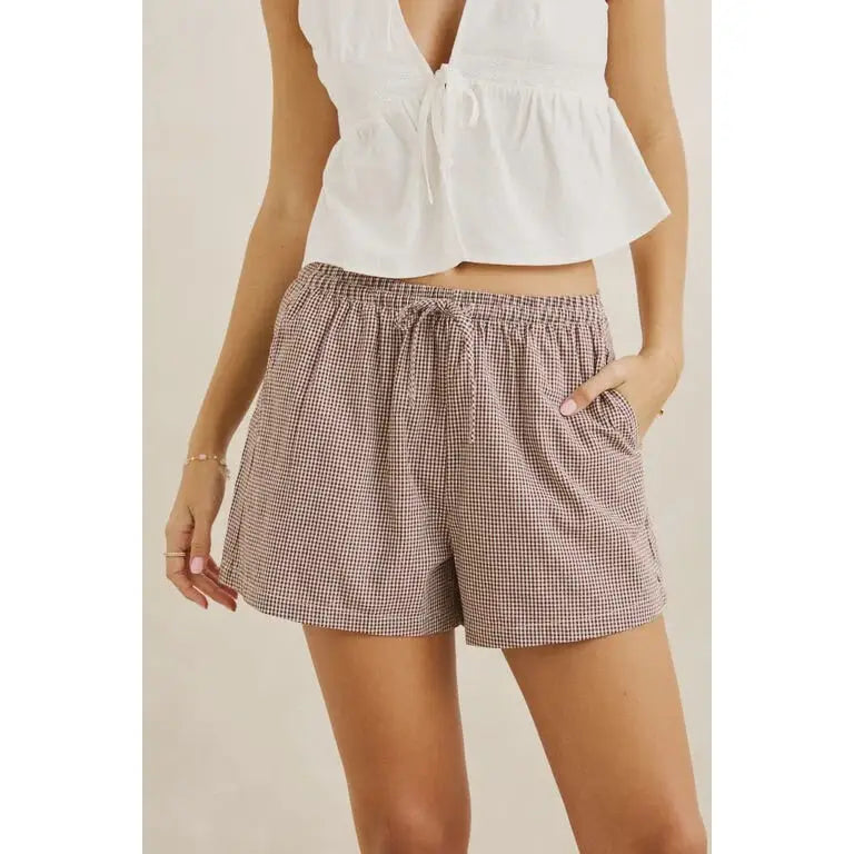 Rhythm London Check Beach Shorts
