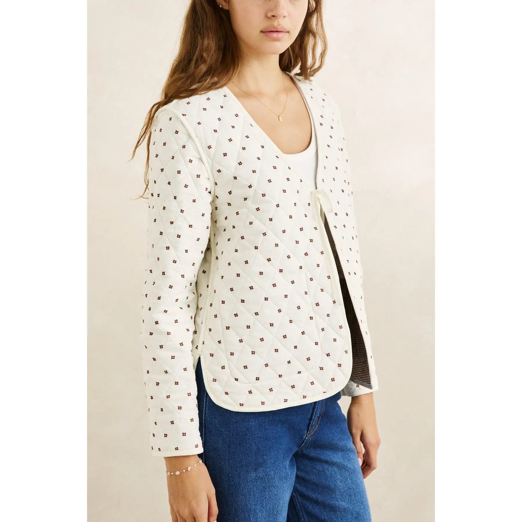 Rhythm London Check Reversible Quilted Jacket