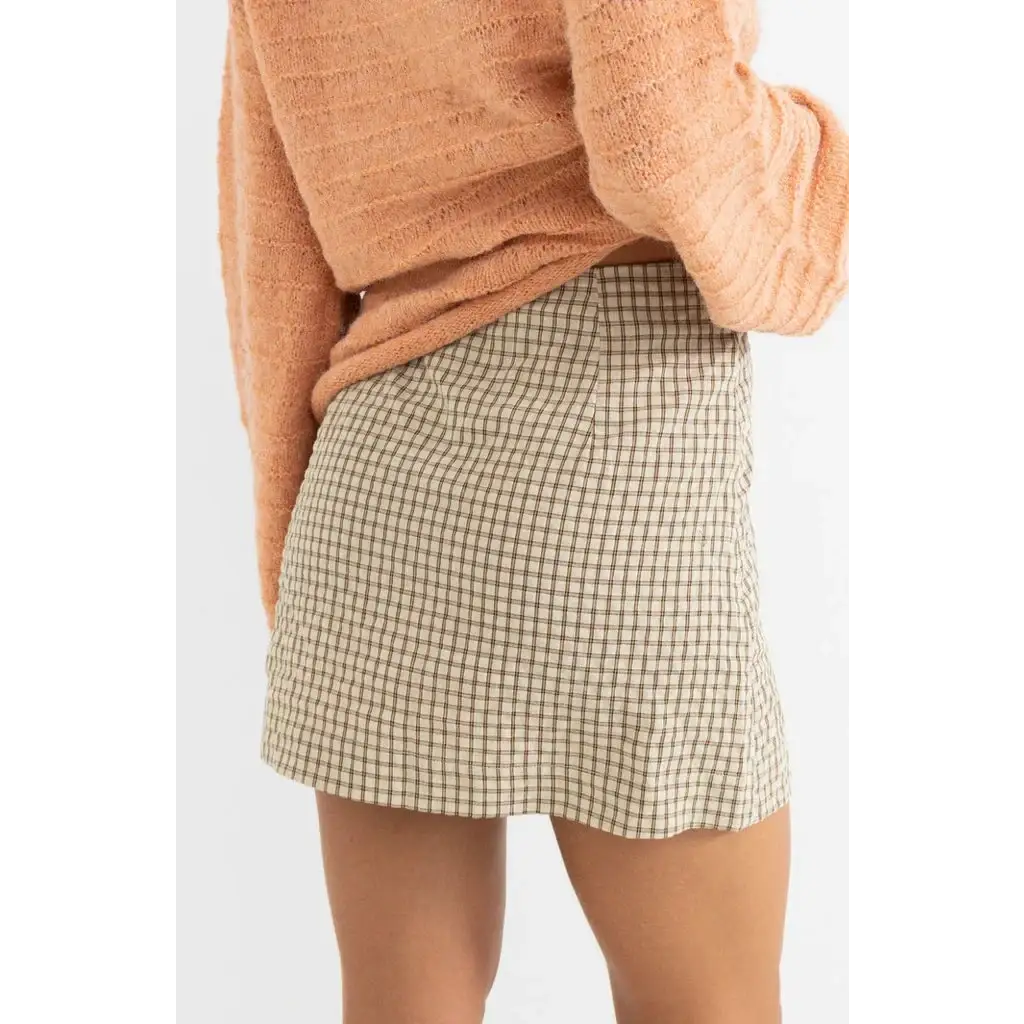 Rhythm Luca Check Mini Skirt
