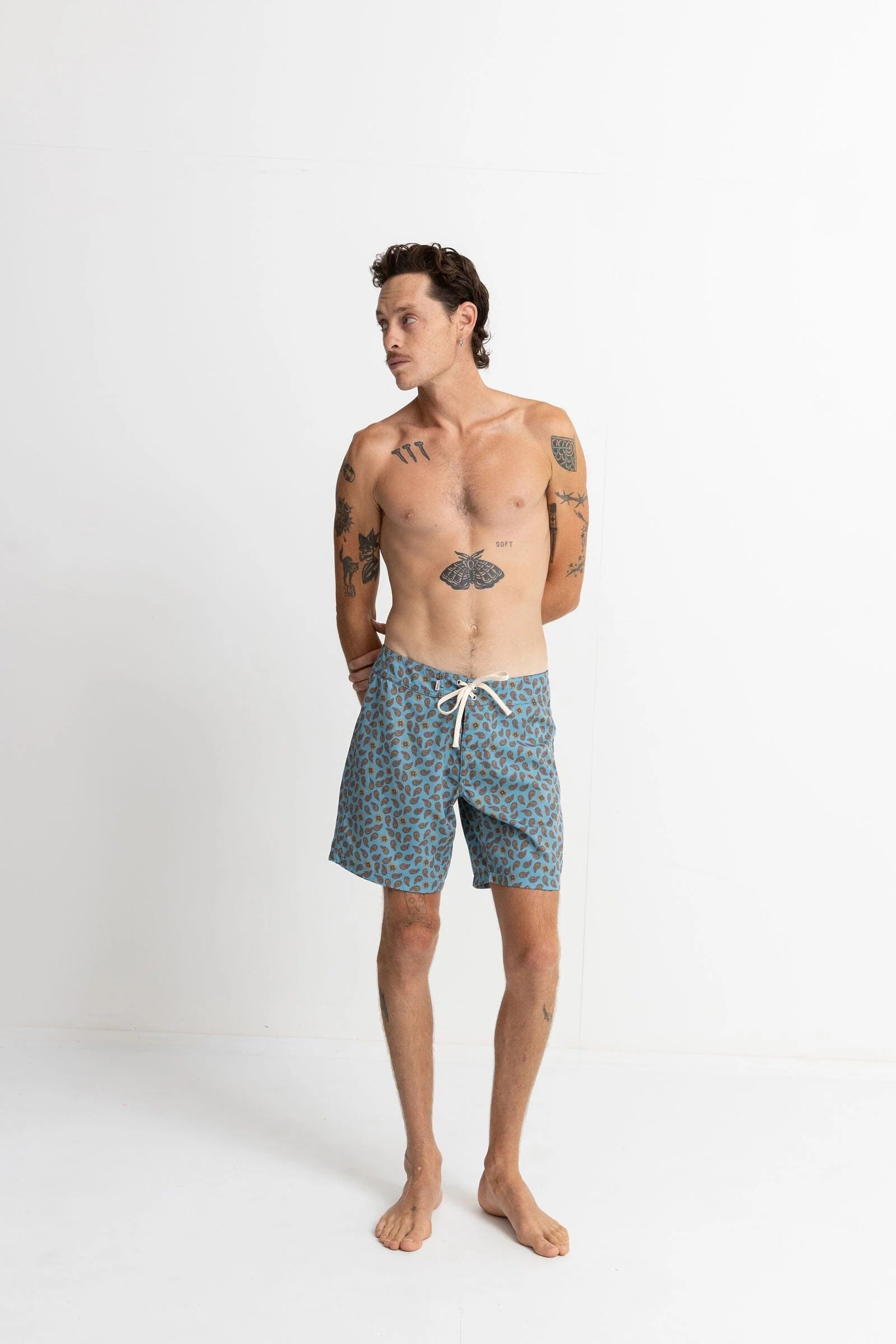 Rhythm Micro Paisley Trunk Boardshorts