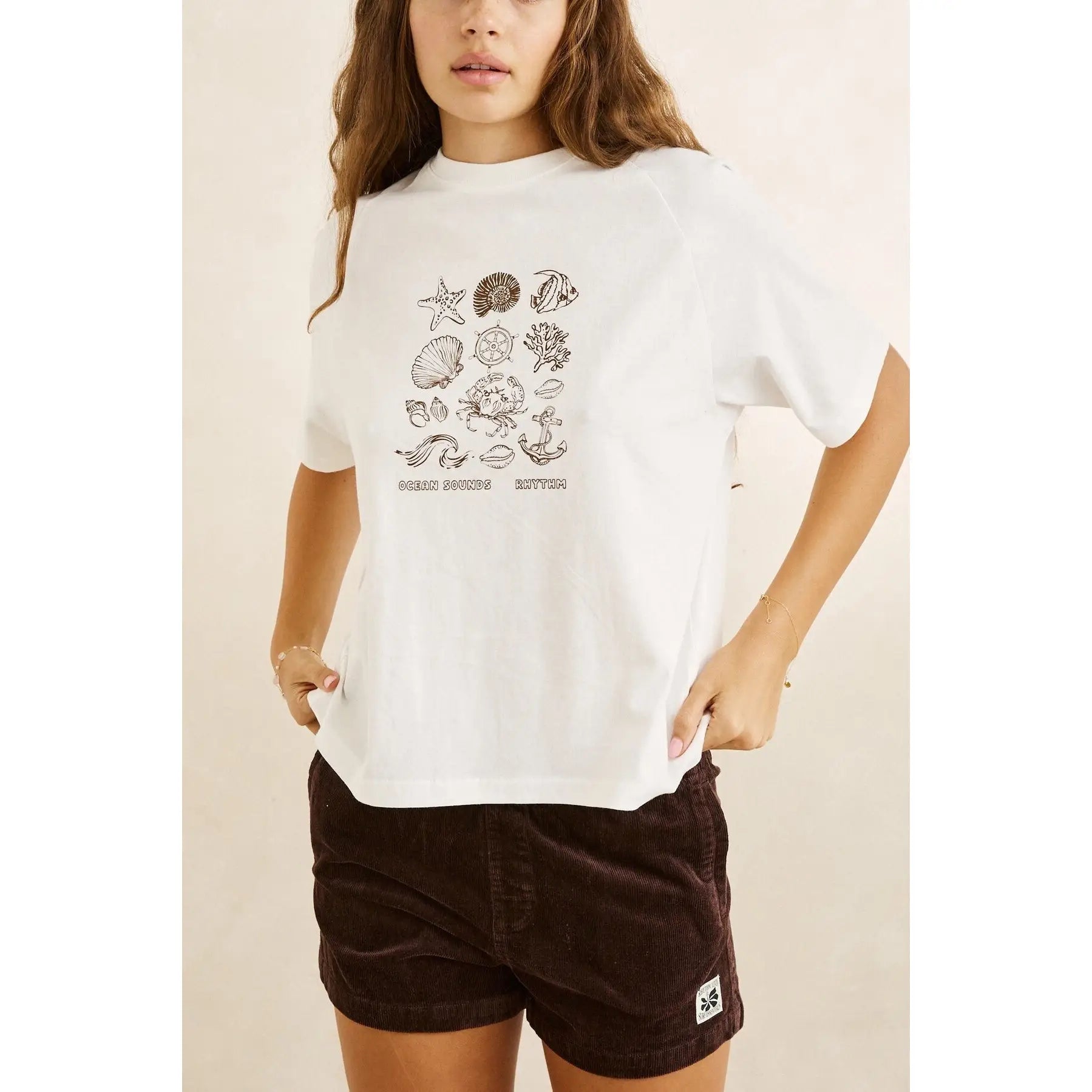 Rhythm Ocean Sounds Raglan T-Shirt