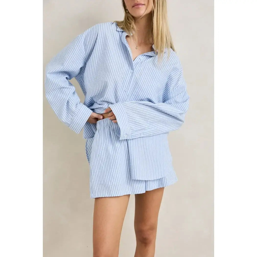 Rhythm Overswim Stripe Shorts
