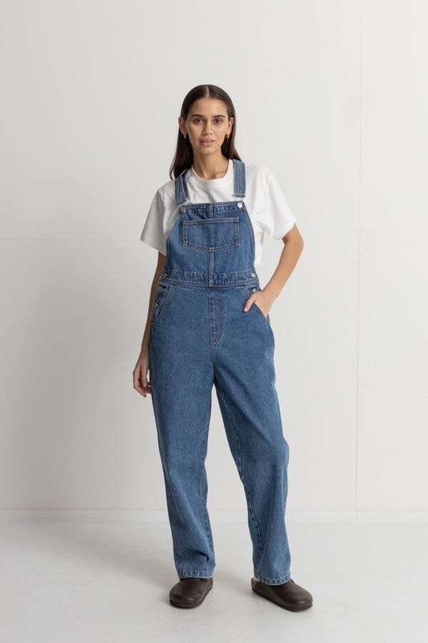 Rhythm Patch Denim Overalls