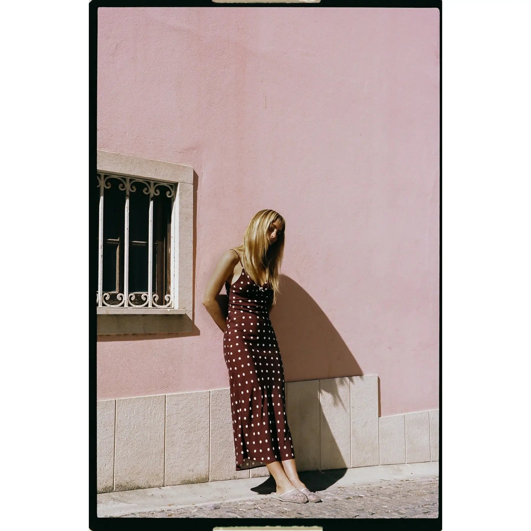 Rhythm Polka Dot Bias Midi Dress