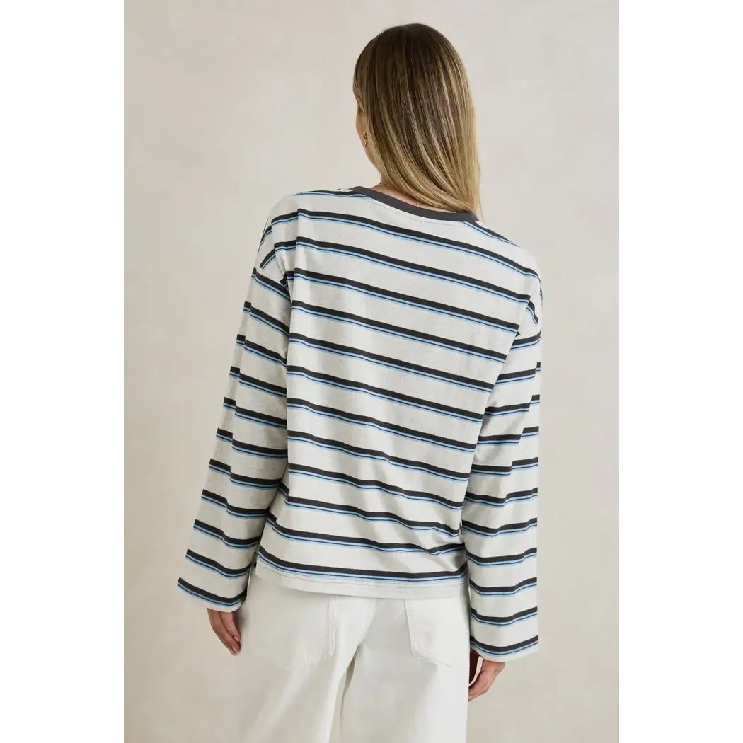 Rhythm Porto Stripe Long Sleeve T-Shirt