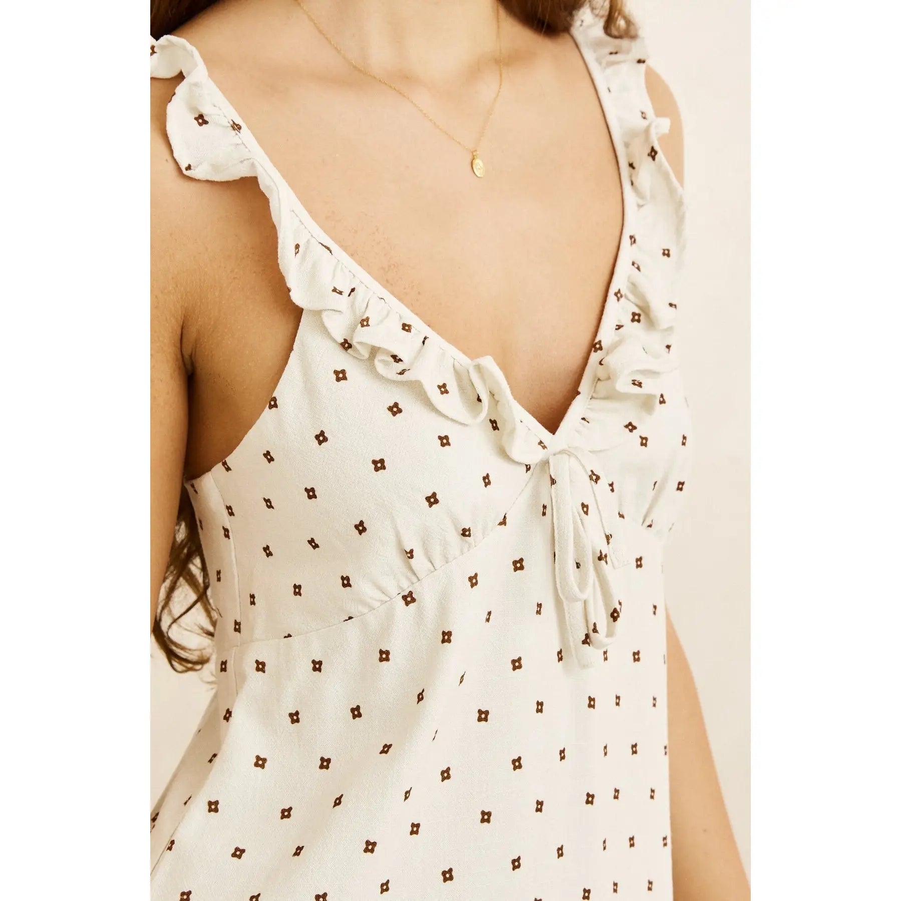 Rhythm Sandy Ruffle Mini Dress
