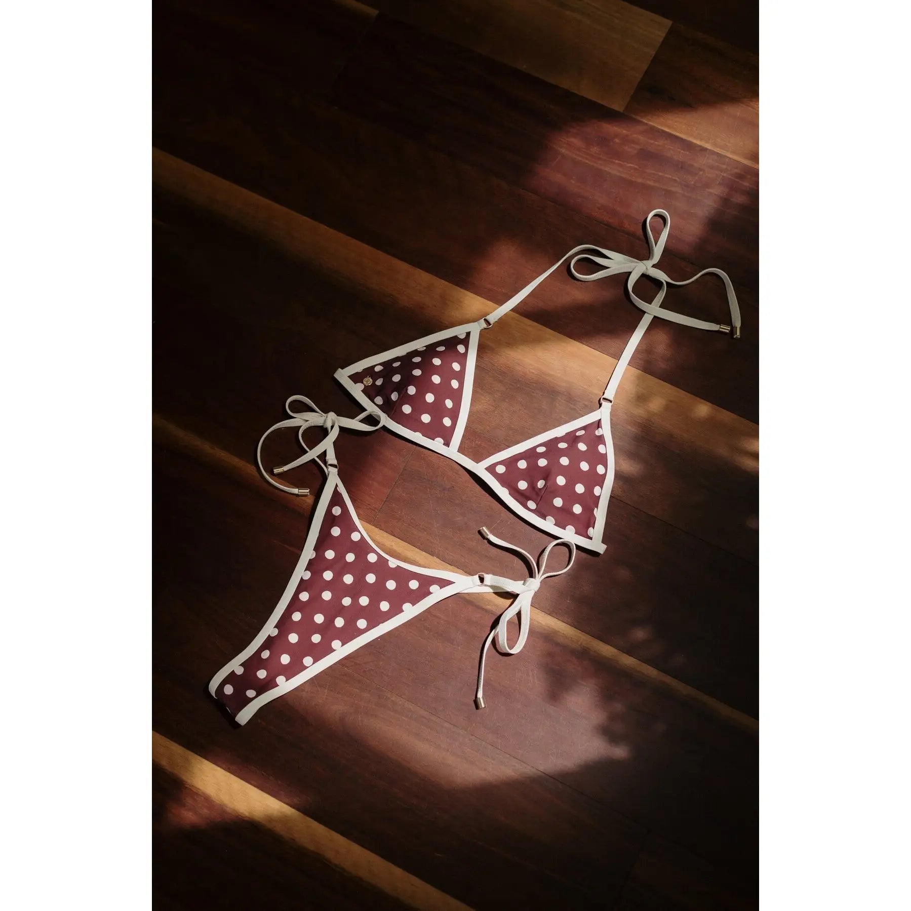 Rhythm Dotti Tri Top Tie Side Itsy Bikini