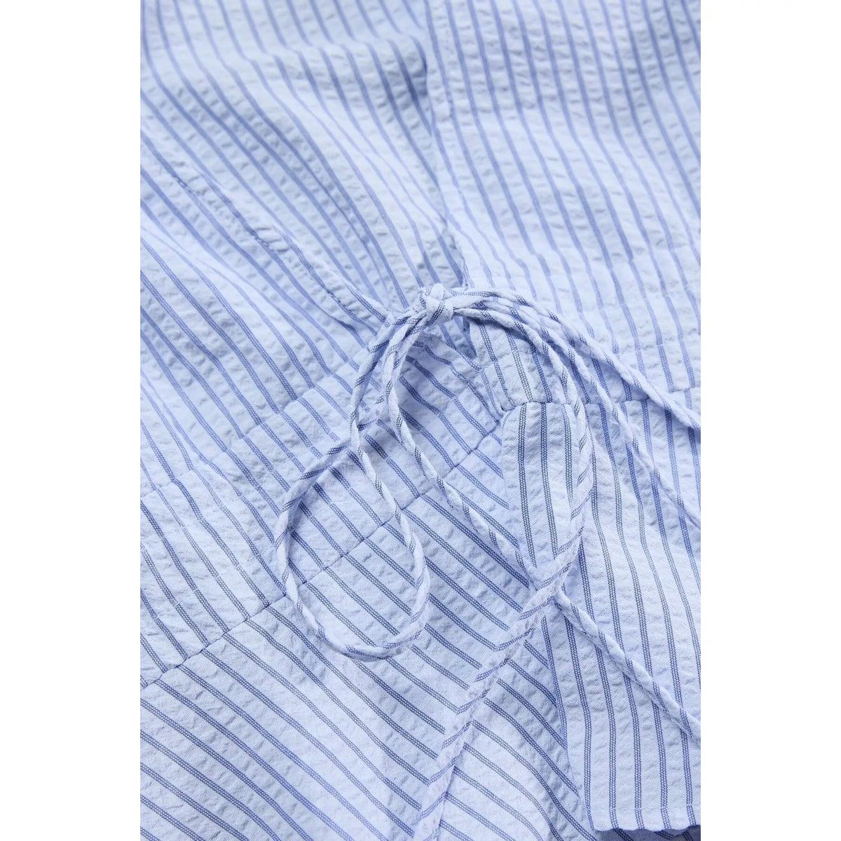 Rhythm Vista Stripe Tie Front Top