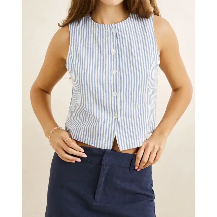 Rhythm Vista Stripe Vest