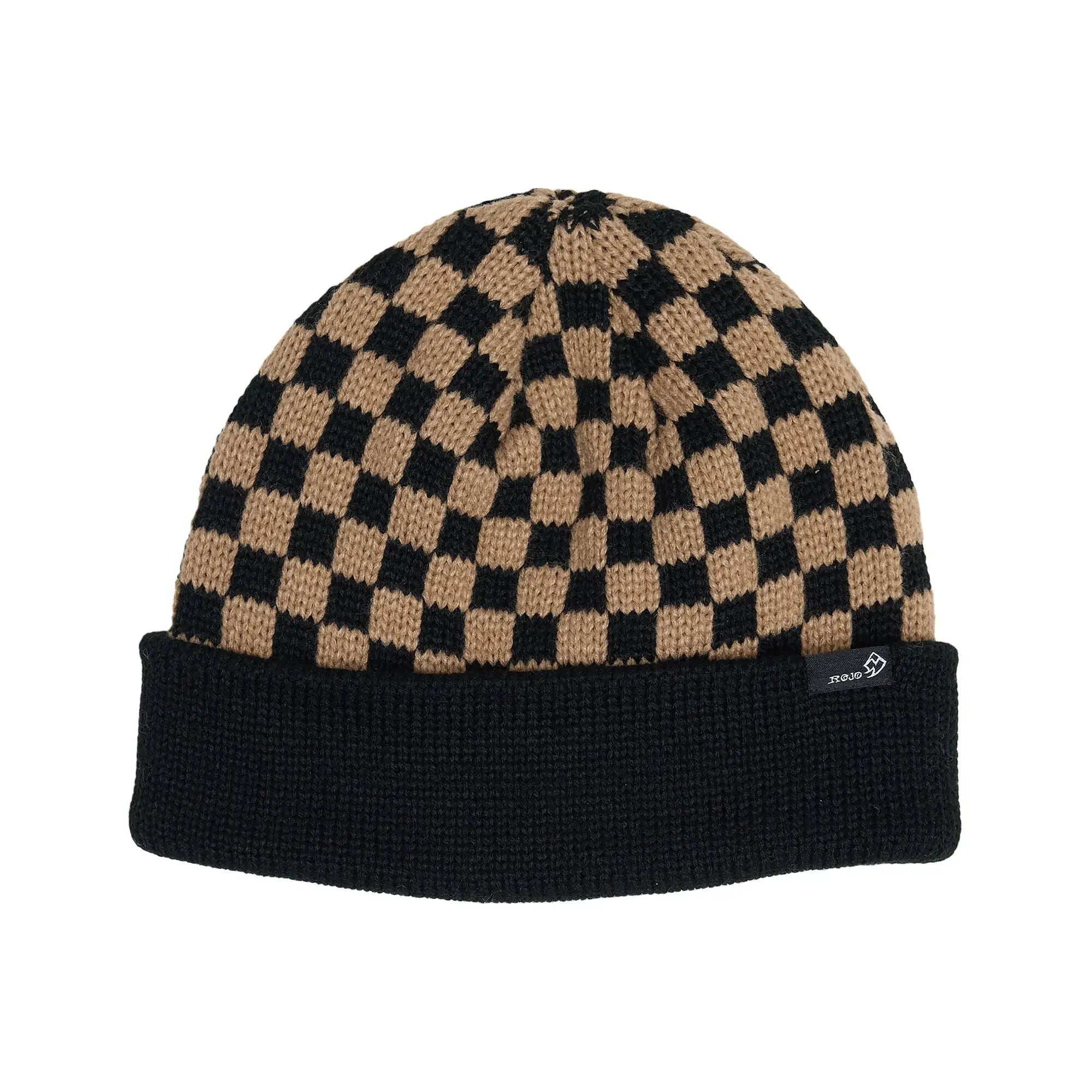 Rojo Cosy Check Beanie