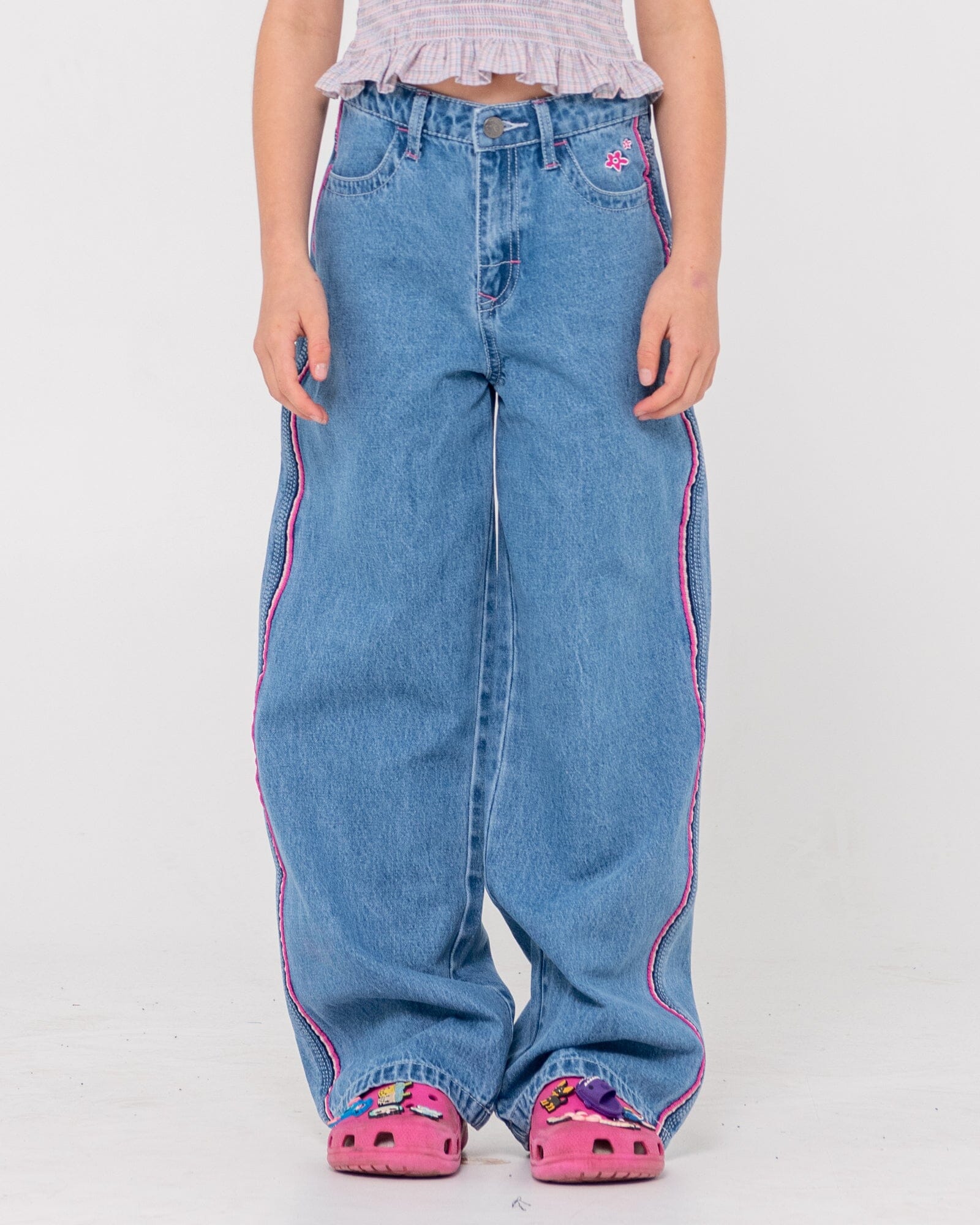 Rusty Flip Girl Low Rise Jeans