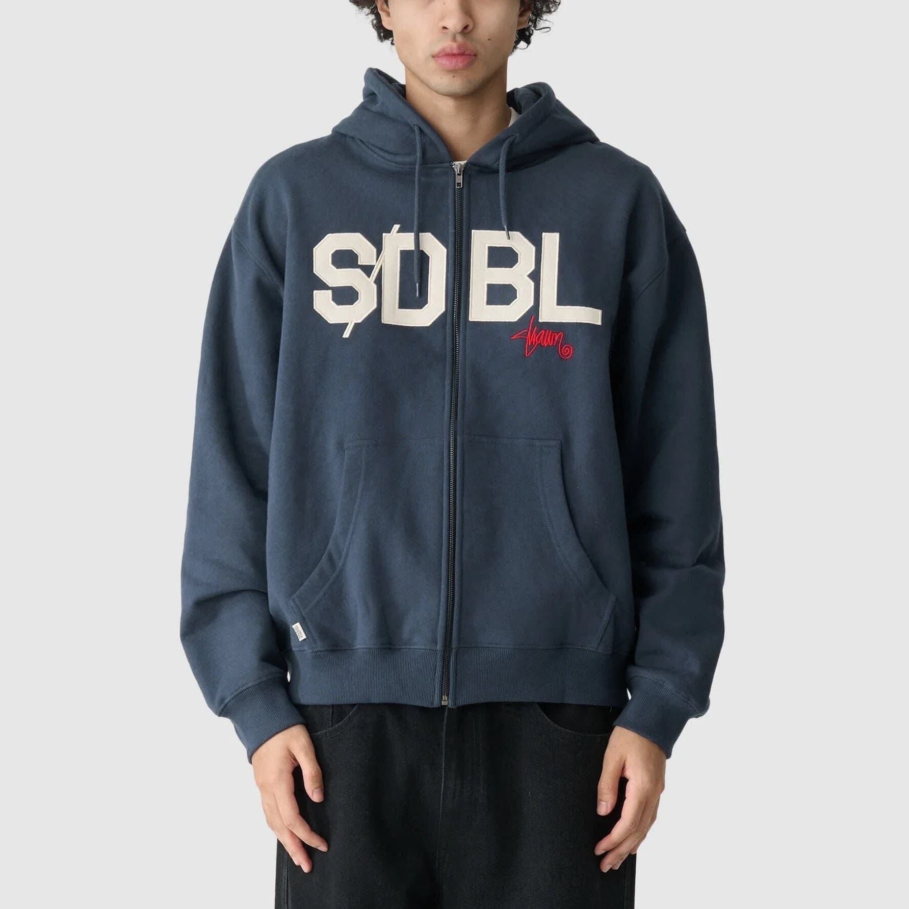 S Double Applique Zip Thru Hood 
