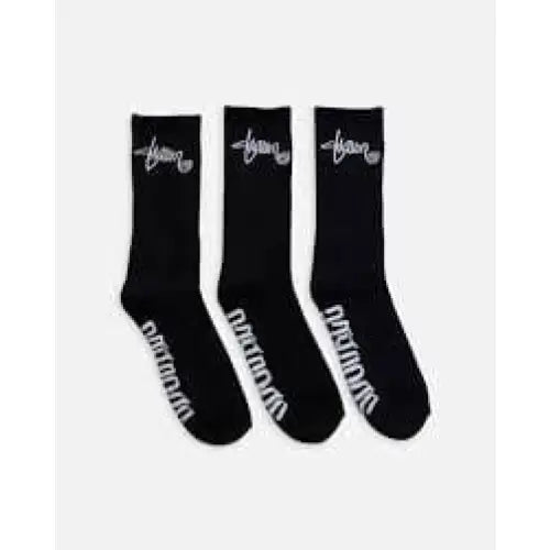 S Double Standard Shawn 3 Pack Socks
