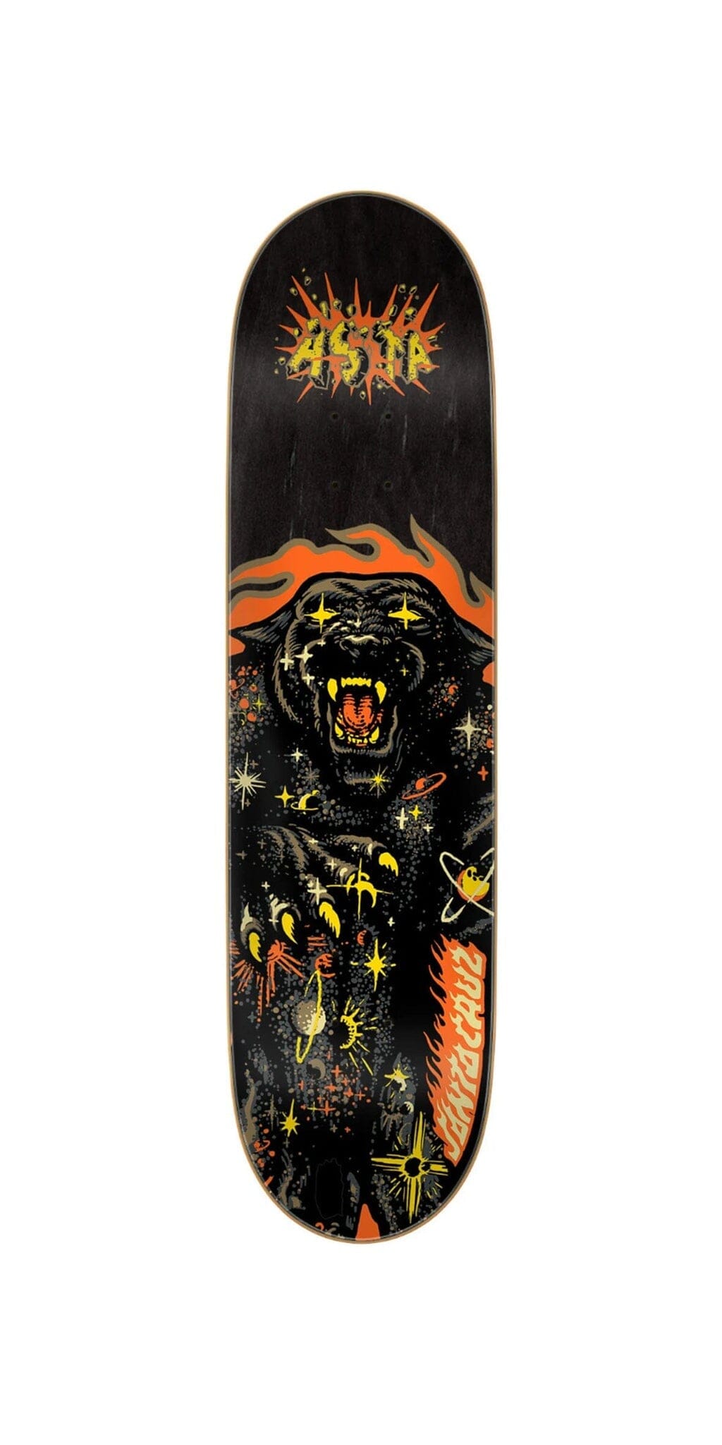 Santa Cruz Asta Cosmic Cat Galaxy Pro Skate Deck