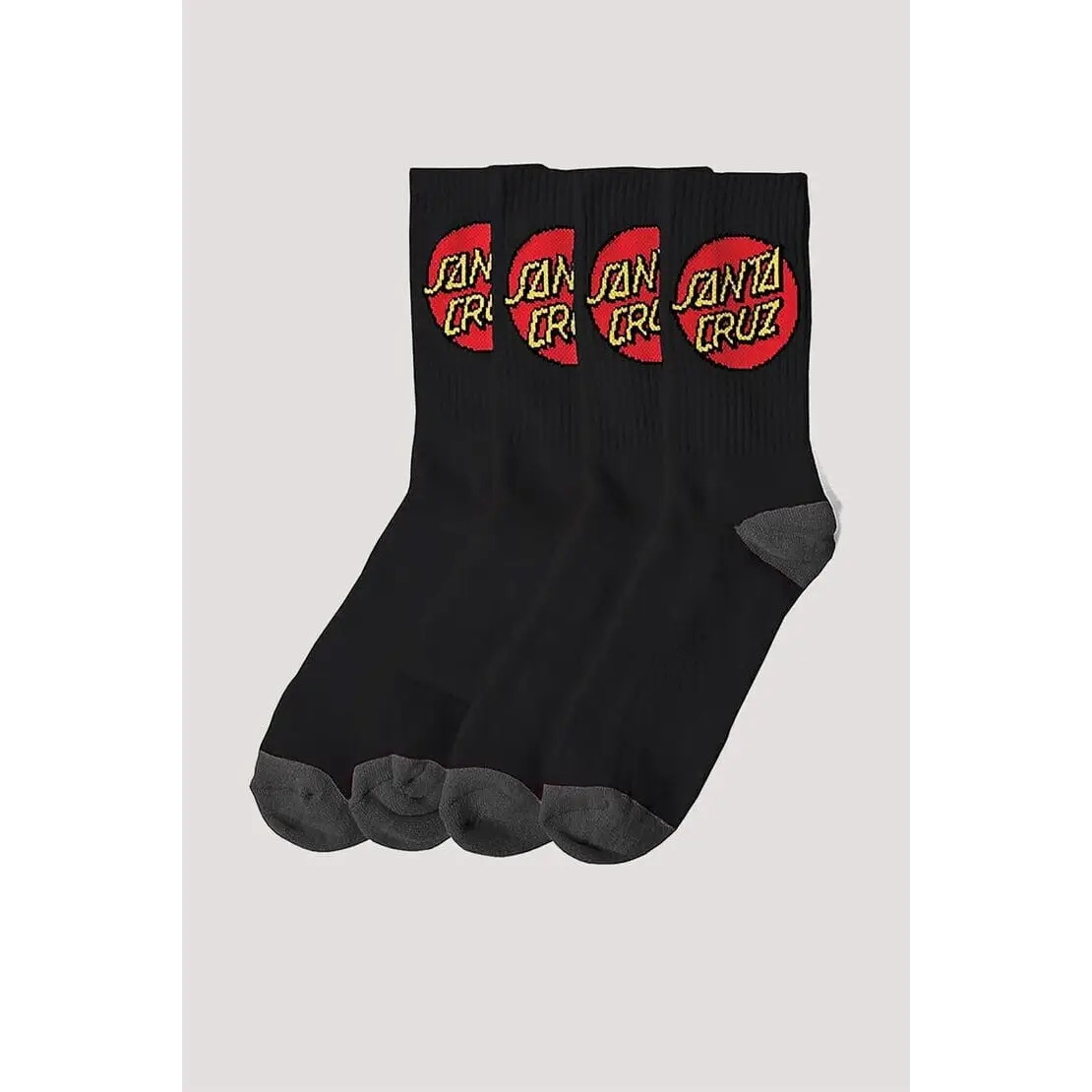 Santa Cruz Classic Dot Youth Socks 4-Pack