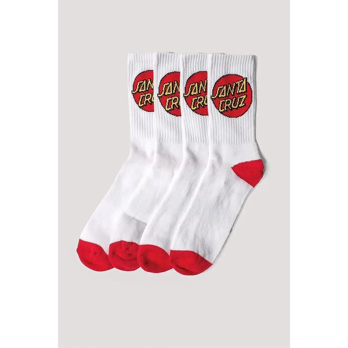 Santa Cruz Classic Dot Youth Socks 4-Pack