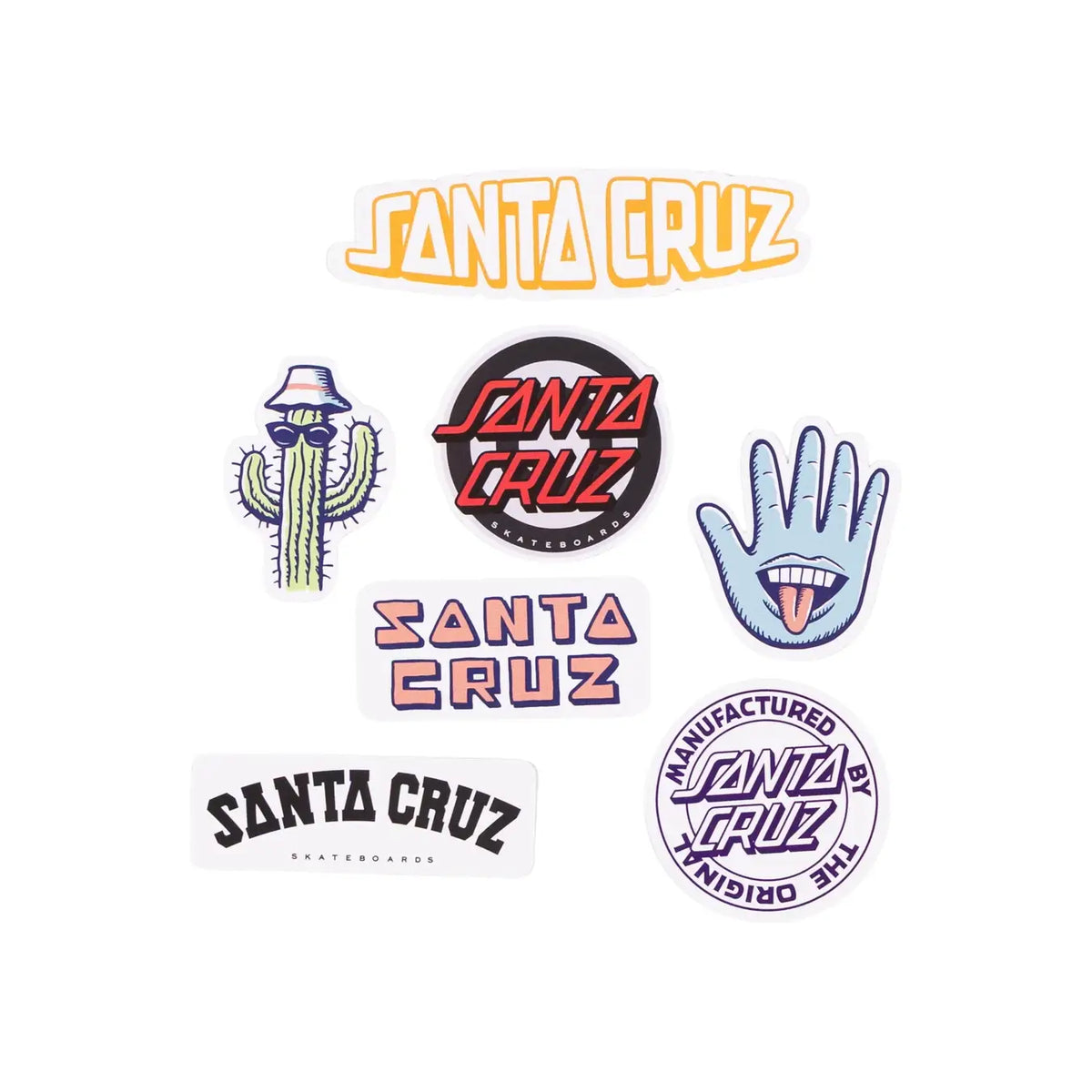 Santa Cruz Multi Logo Sticker Pack