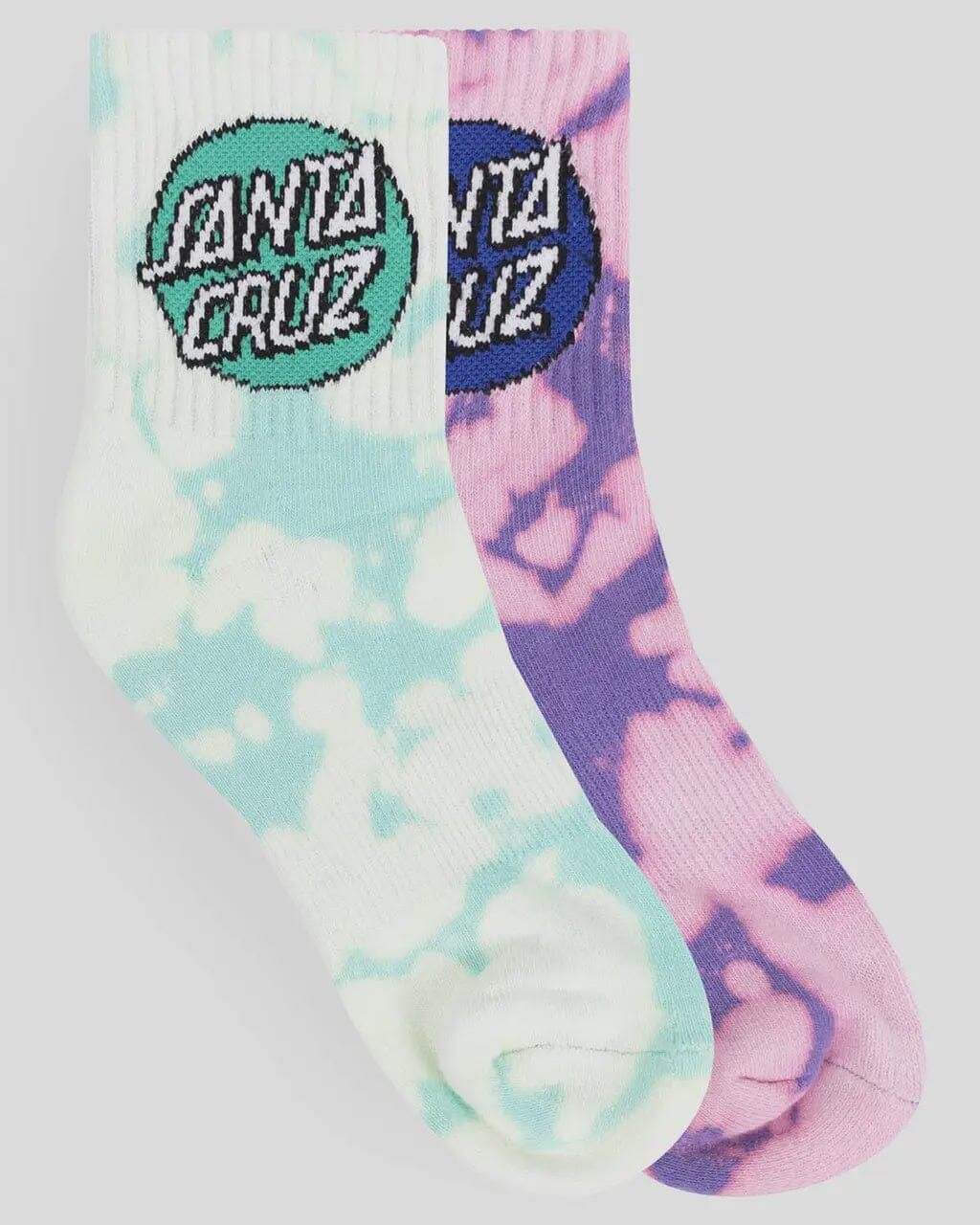 Santa Cruz Other Dot Mid Youth Socks 2 Pack