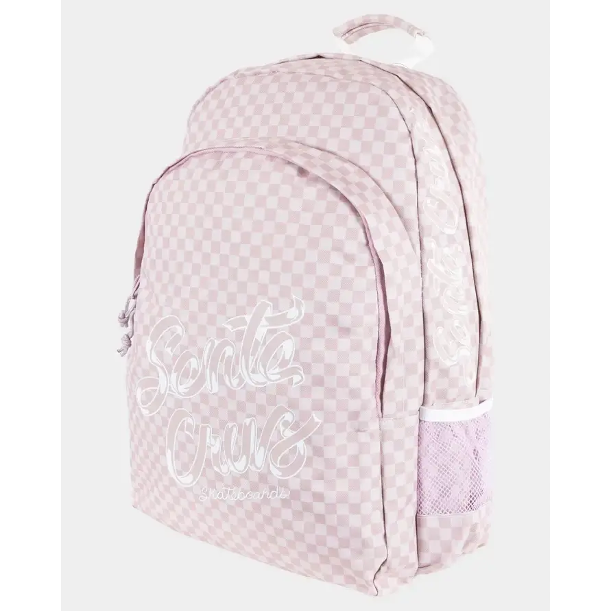 Santa Cruz Ribbon Script Checkerboard Backpack
