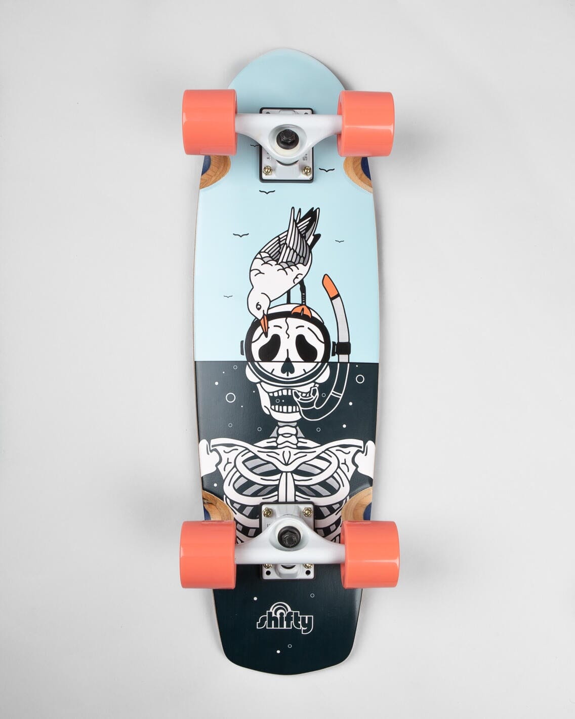 Shifty Reaper Snorkel Longboard Complete Skateboard