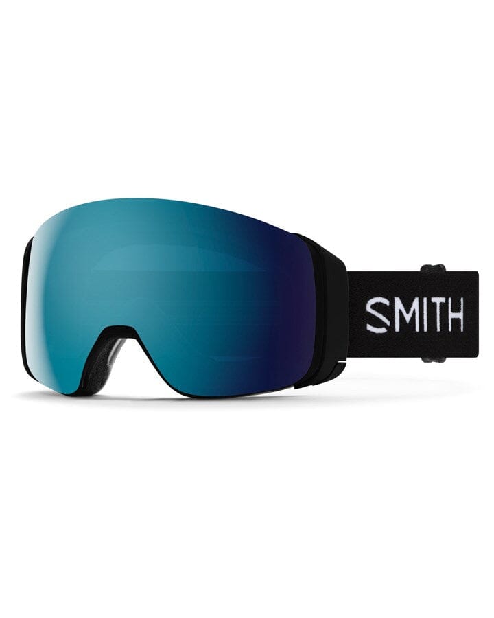 Smith 4D MAG Snow Goggles 2024 Black ChromaPop Sun Blue Mirror 12% VLT /Chromapop Storm Blue Sensor Mirror 55% VLT 