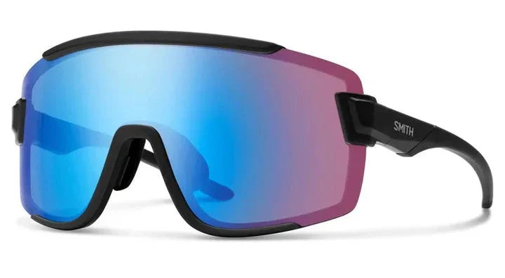 Smith Wildcat Sunglasses Matte Black / CP Low Light Rose Blue Mirror 