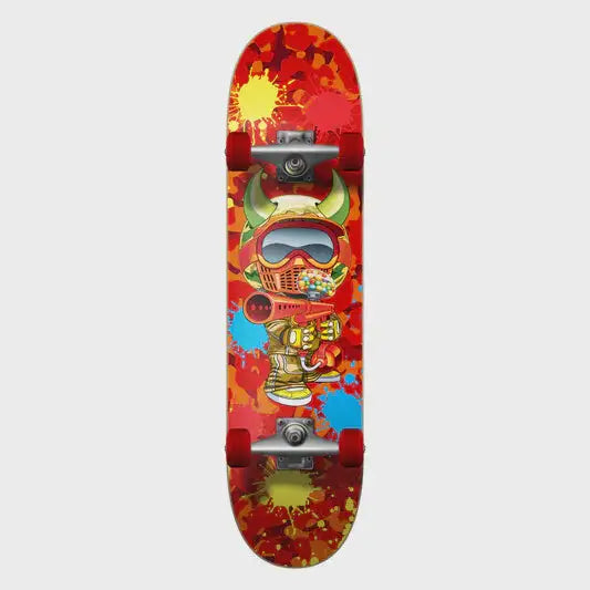 Speed Demons Paintballer Complete Skateboard - Red
