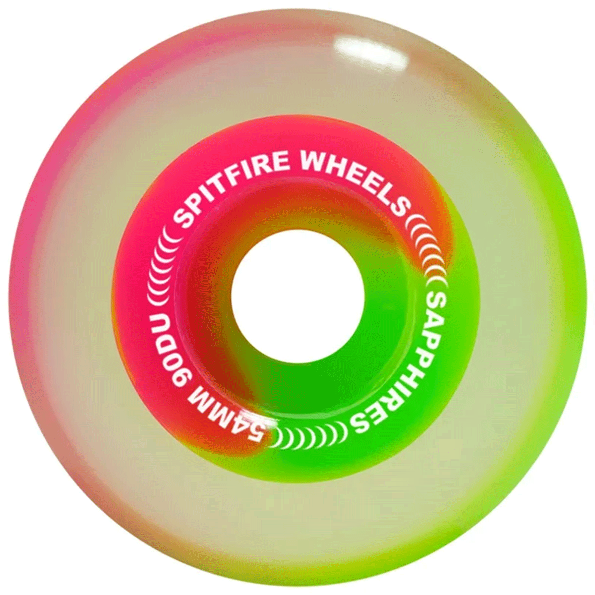 Spitfire 56 Sapphire Neon Pink / Green Wheels