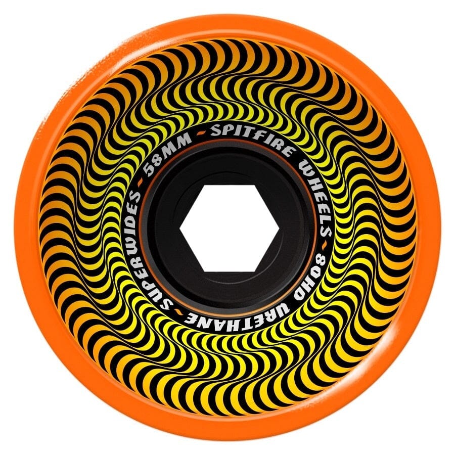 Spitfire 80HD Superwides Orange Wheels