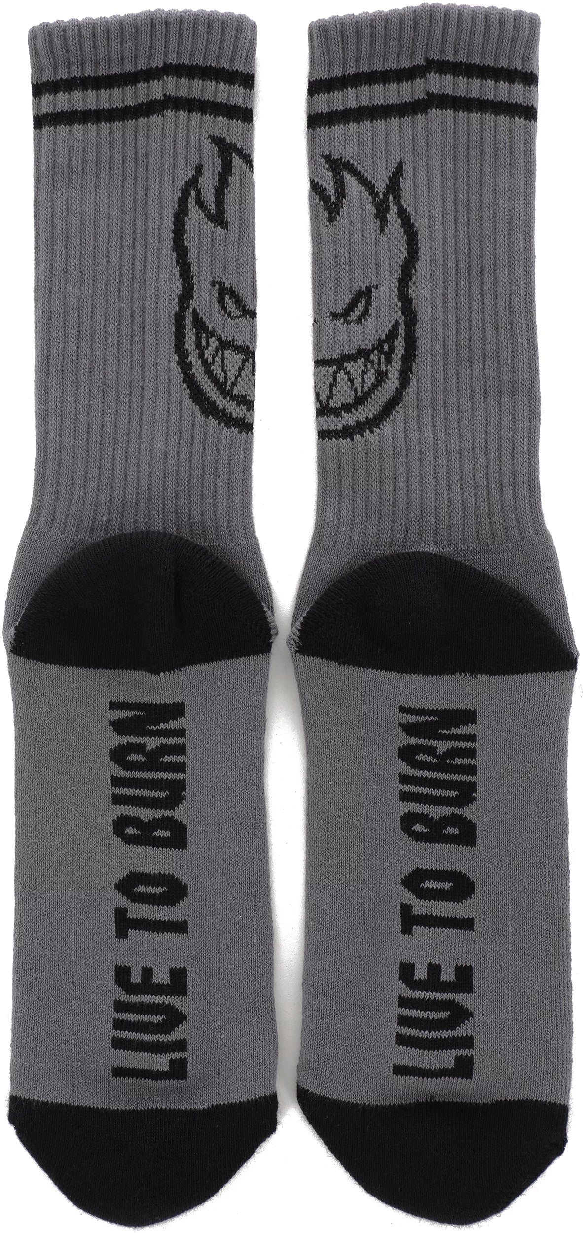 Spitfire Bighead Socks - Charcoal / Black