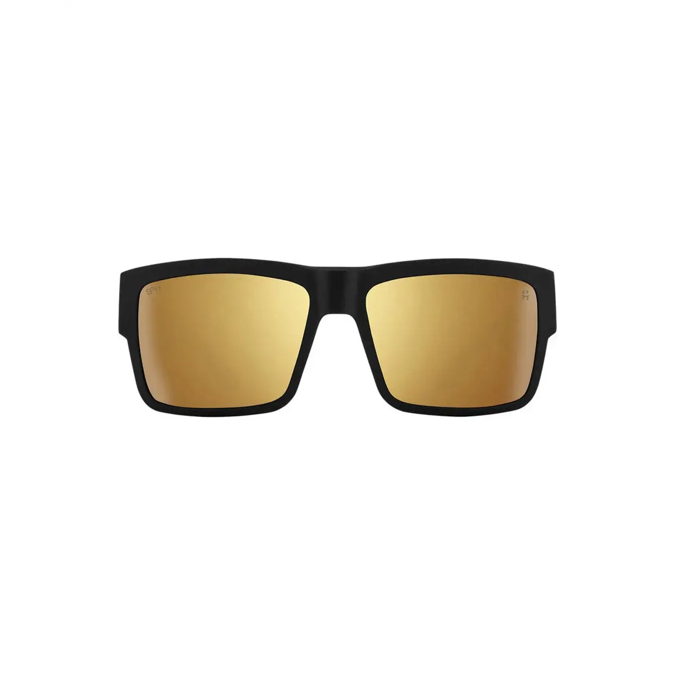 Spy Cyrus Club Sunglasses - Midnite Soft Matte Black / Happy Bronze Gold Spectra Mirror