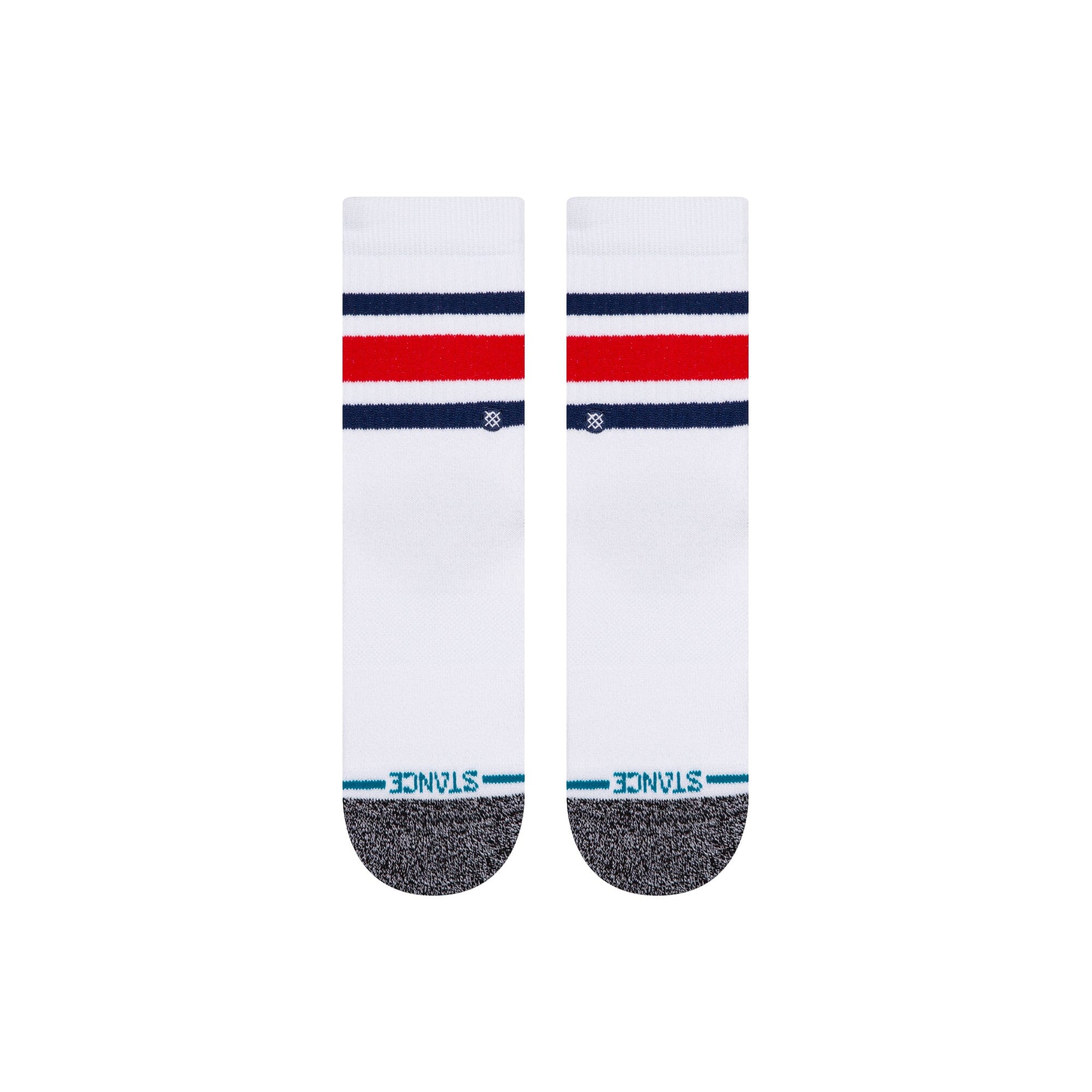 Stance Boyd St Youth Cotton Crew Socks - White
